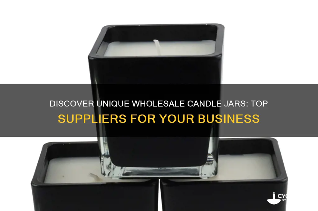 where to buy unique candle jars wholesale