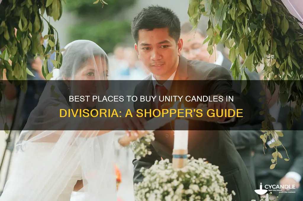 where to buy unity candles in divisoria