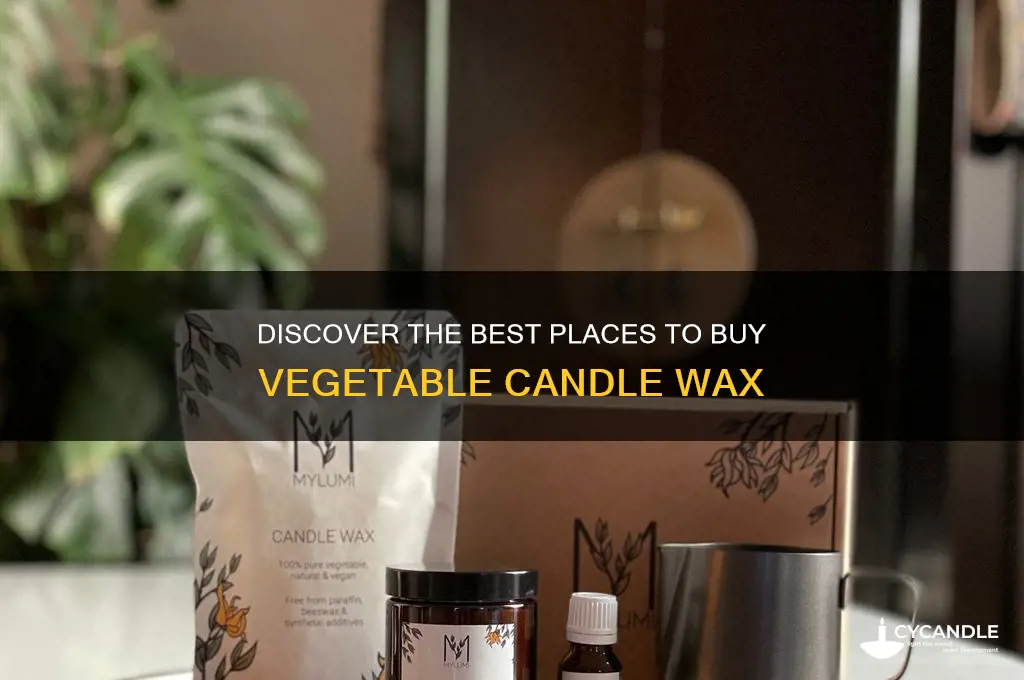 where to buy vegetable candle wax