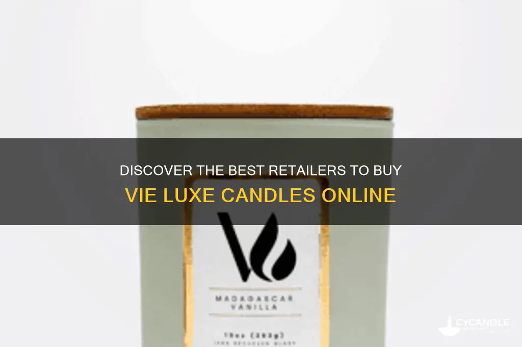 where to buy vie luxe candles