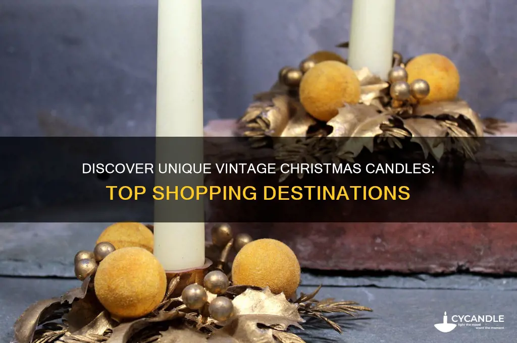 where to buy vintage christmas candles
