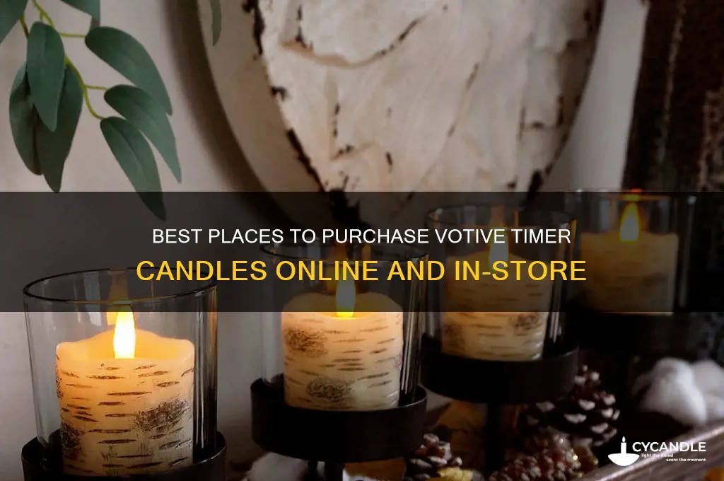 where to buy votive timer candles