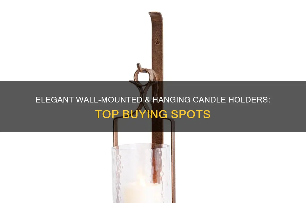 where to buy wall mounted and hanging candle holders