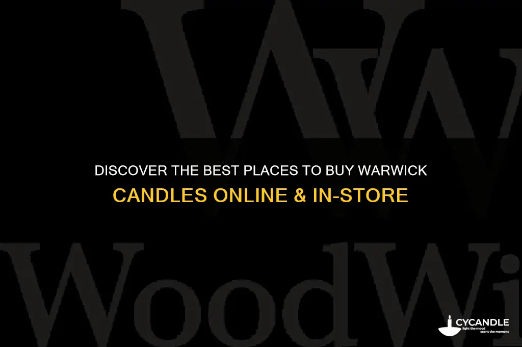 where to buy warwick candles