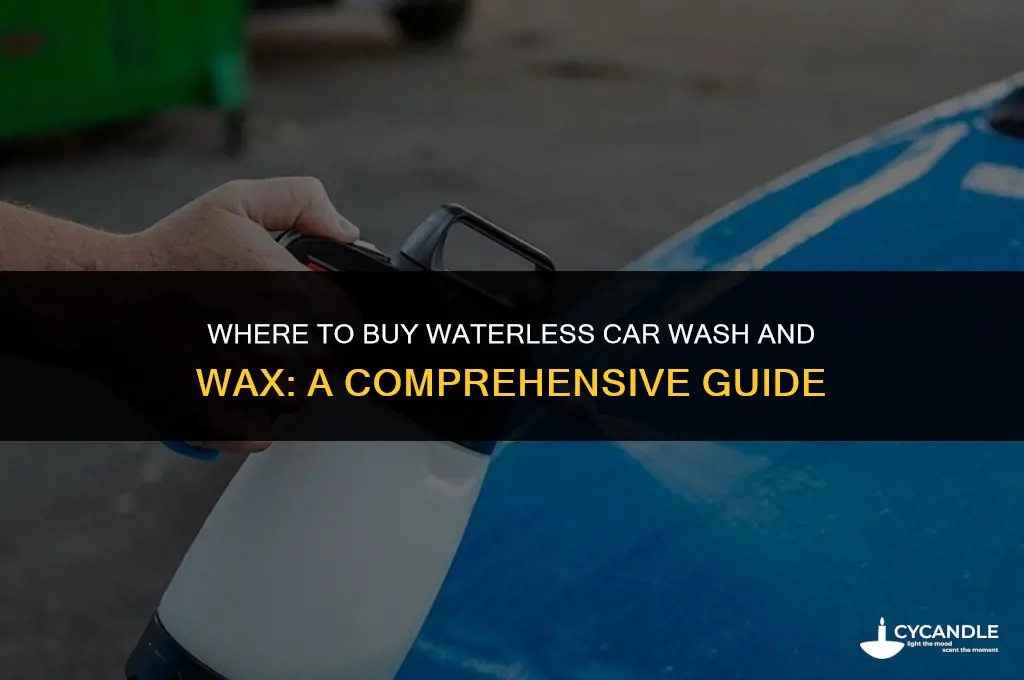 where to buy waterless car wash and wax