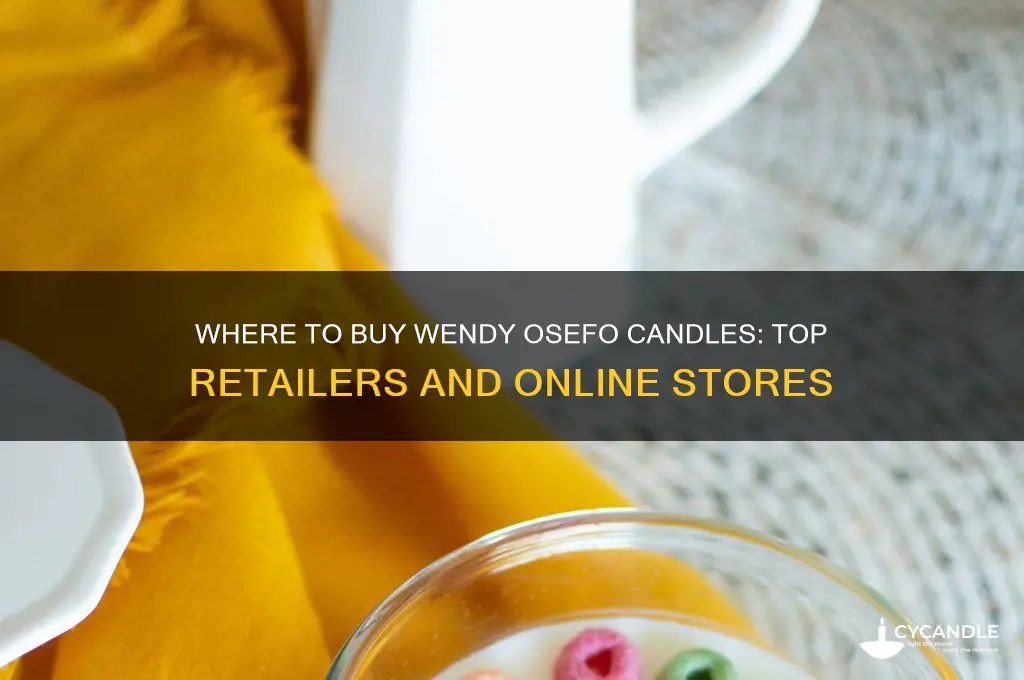 where to buy wendy osefo candles