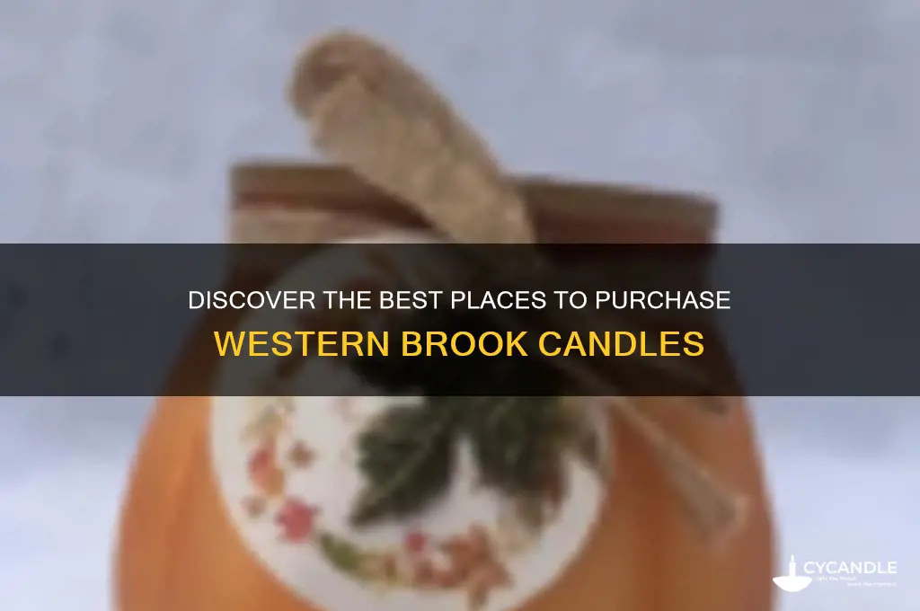 where to buy western brook candle
