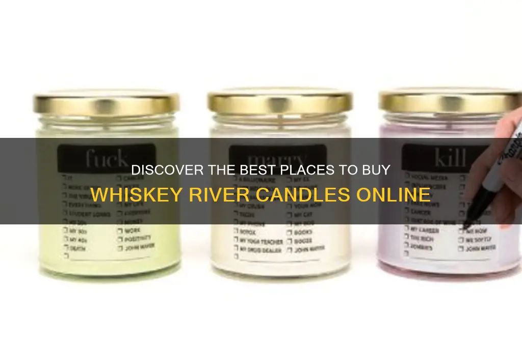 where to buy whiskey river candles