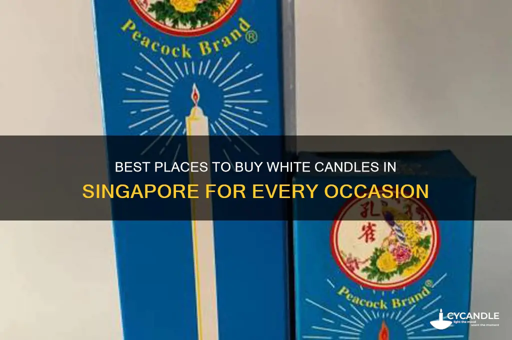 where to buy white candles in singapore