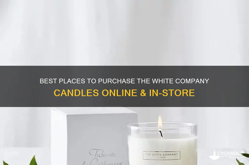 where to buy white company candles