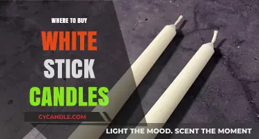 Best Places to Buy White Stick Candles for Any Occasion