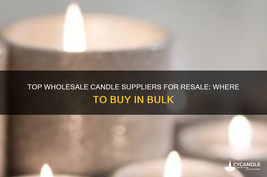 where to buy wholesale candles for resale
