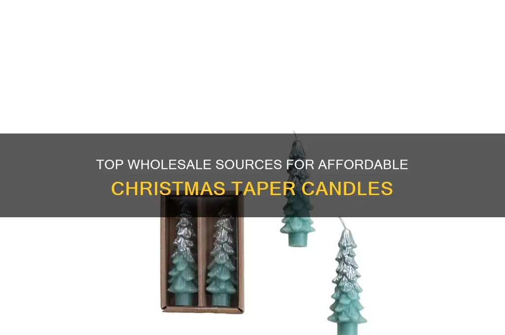 where to buy wholesale christmas taper candles