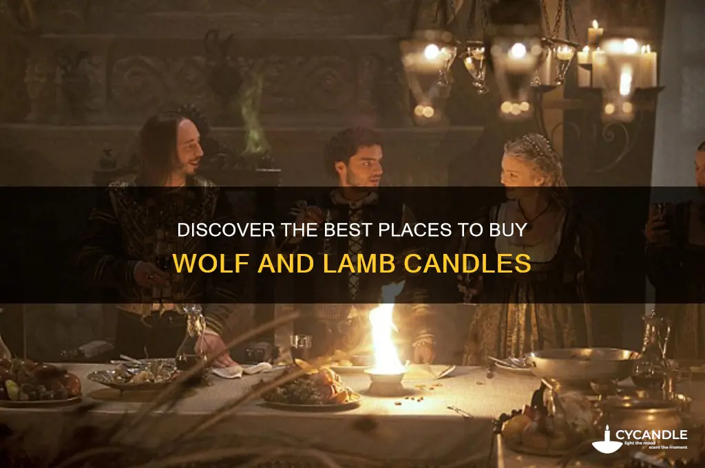 where to buy wolf and lamb candles
