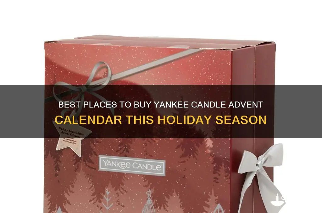 where to buy yankee candle advent calendar