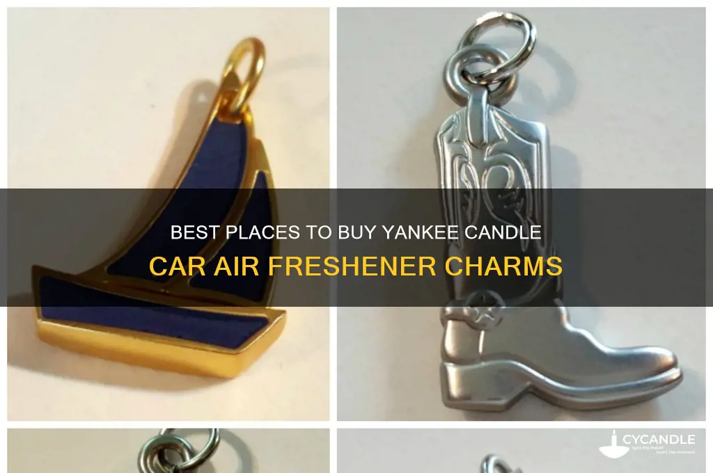 where to buy yankee candle car air freshener charms