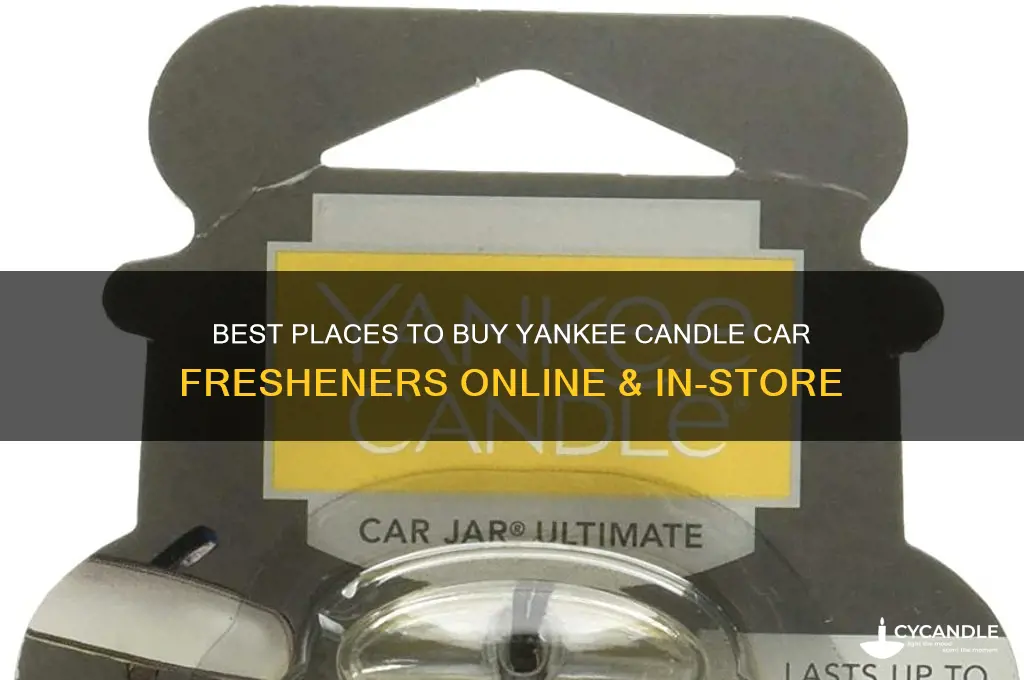 where to buy yankee candle car fresheners