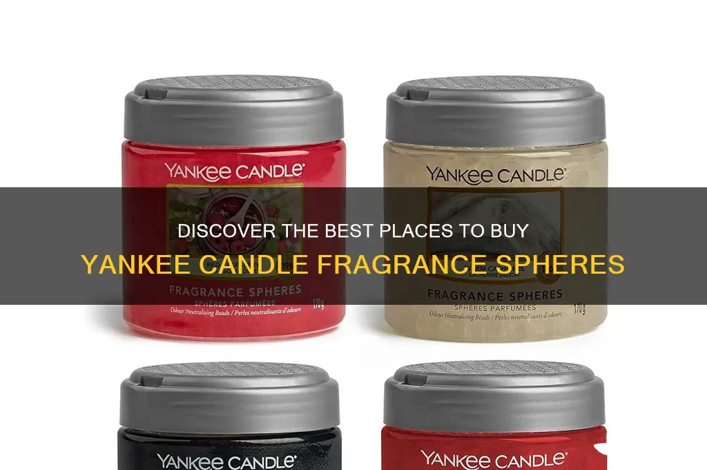 where to buy yankee candle fragrance spheres