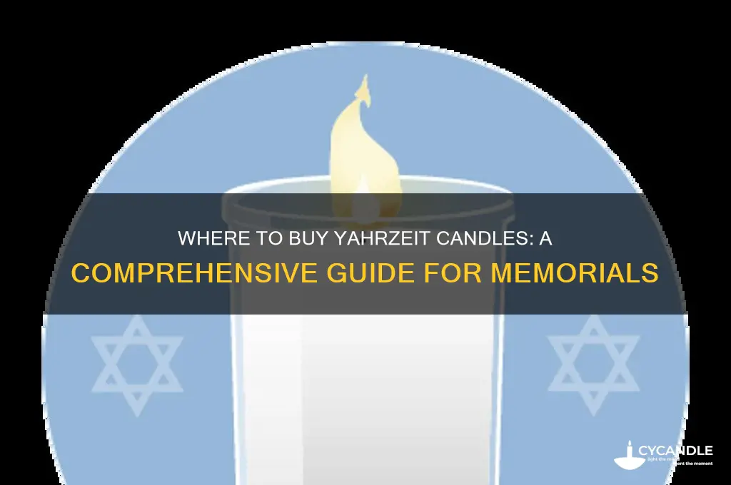 where to buy yortzeit candle