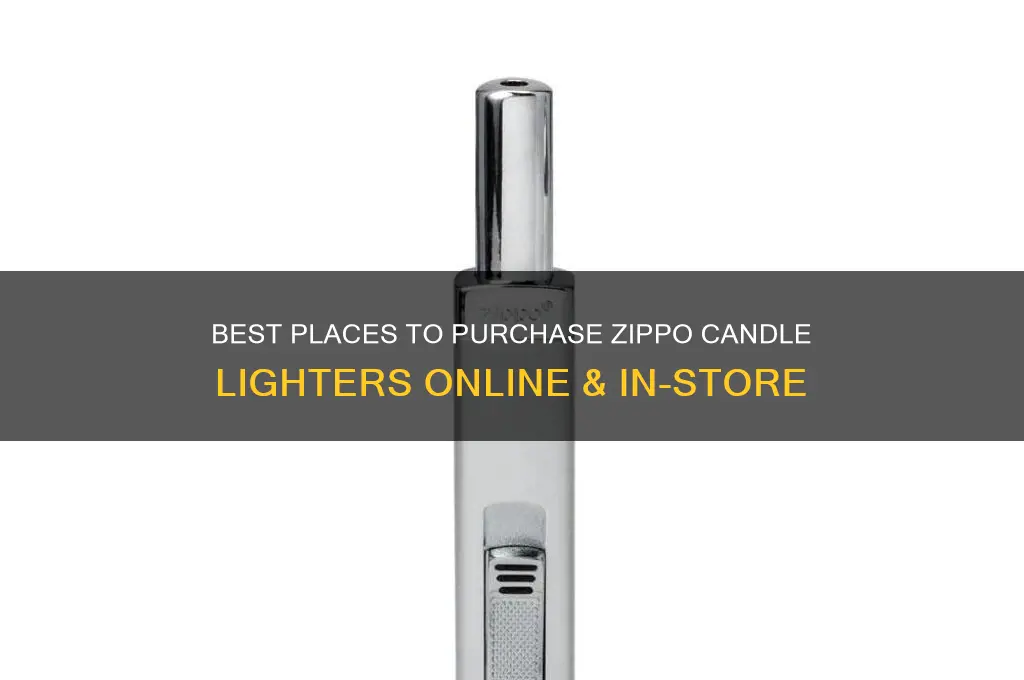 where to buy zippo candle lighter