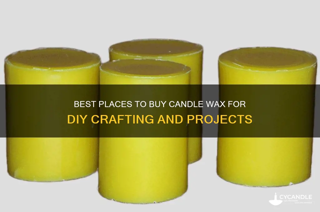 where to by candle wax