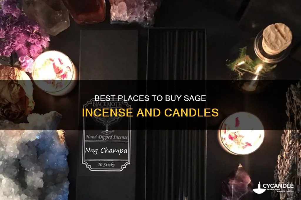 where to by sage incents or candles