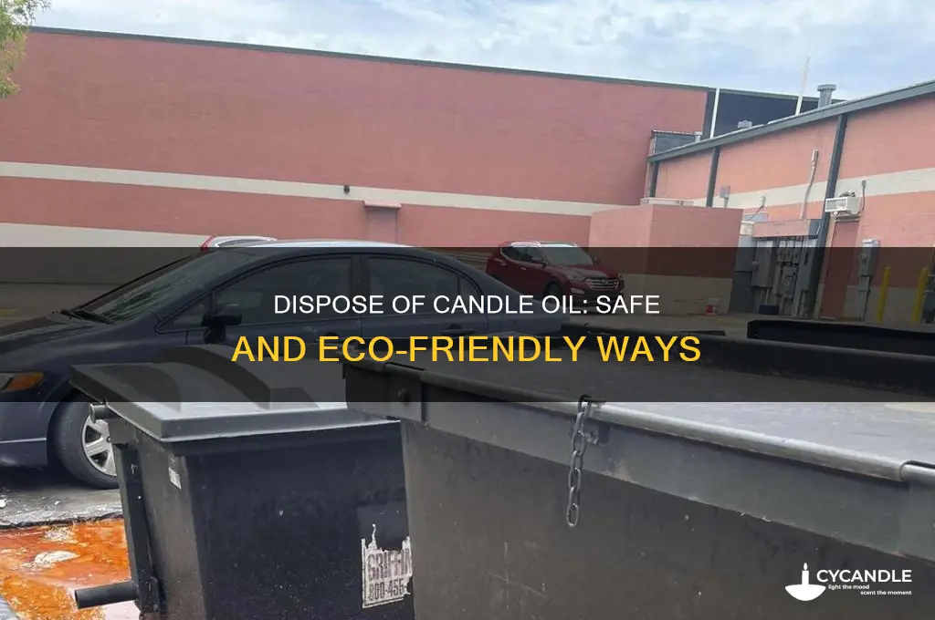 where to dispose of candle oil