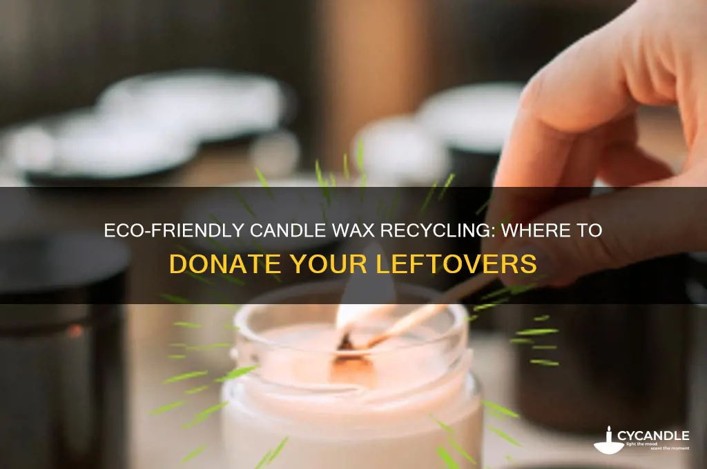 where to donate candle wax
