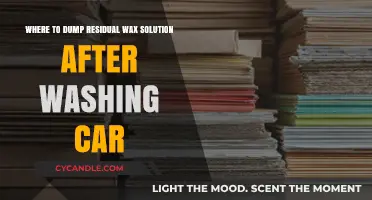 Eco-Friendly Disposal: Where to Dump Residual Wax Solution After Washing Your Car
