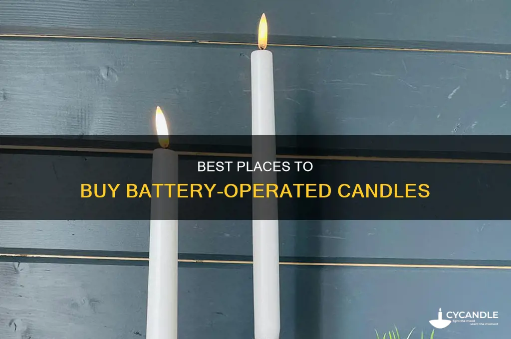 where to find battery operated candles