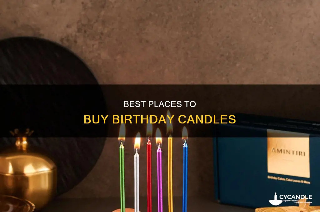 where to find birthday candles