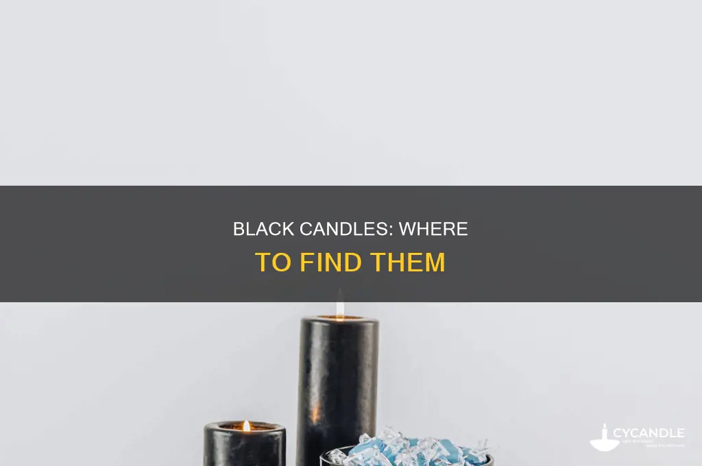 where to find black candles
