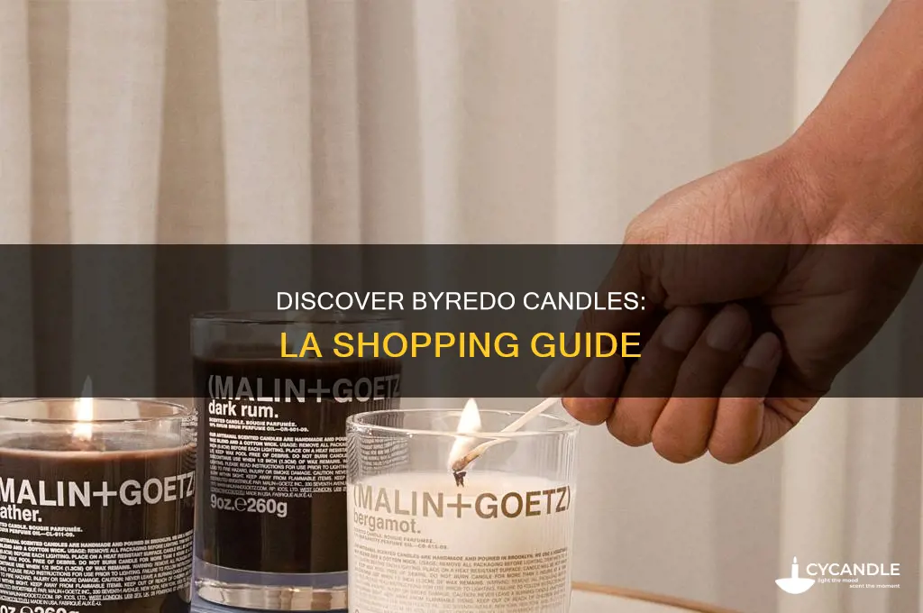 where to find byredo candle in los angeles