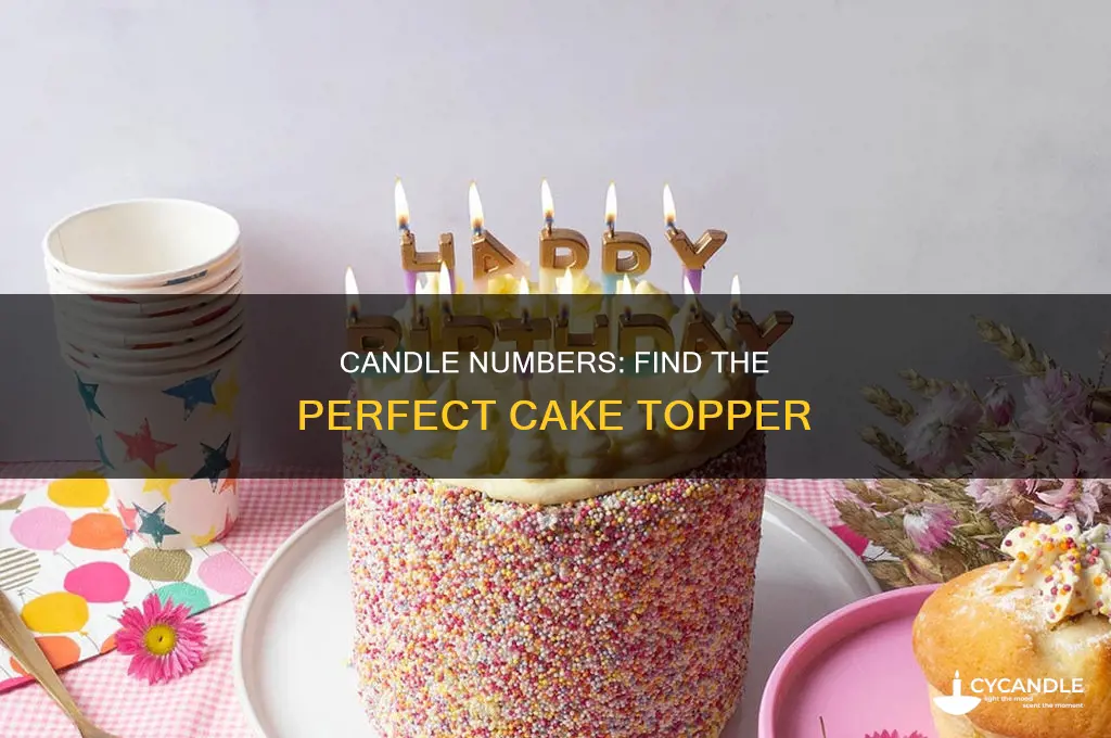 where to find candle numbers for cake