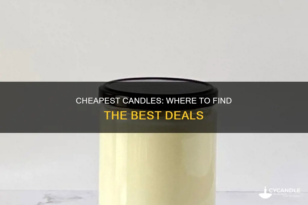 where to find cheapest candles