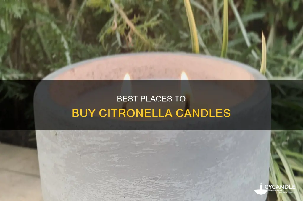 where to find citronella candles