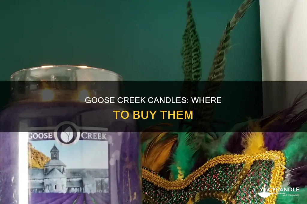where to find goose creek candles