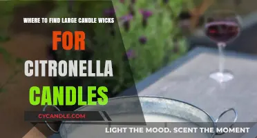 Best Sources for Large Candle Wicks for Citronella Candles