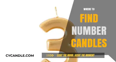 Colorful Number Candles: Where to Find Them