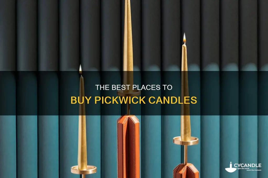 where to find pickwick candles