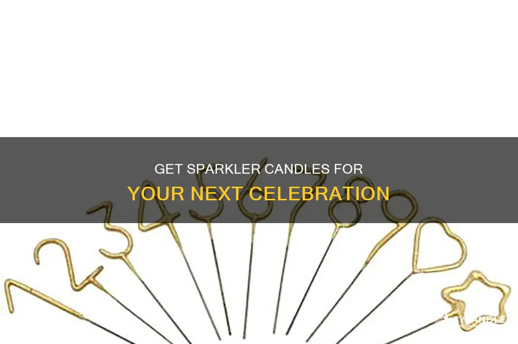 where to find sparkler candles