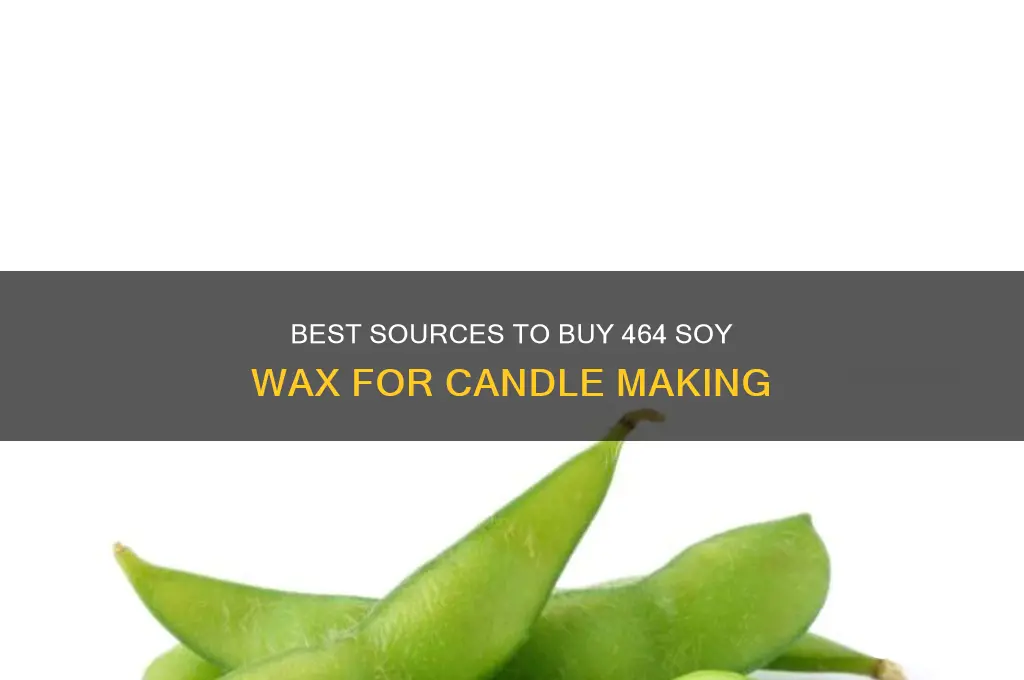 where to get 464 soy wax for candles