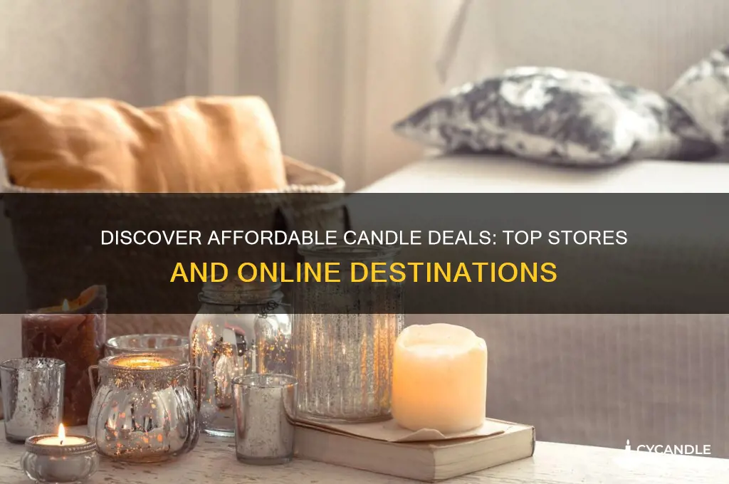 where to get a deal on candles