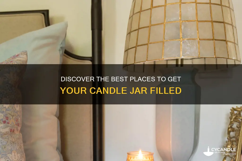 where to get a jar filled for a candle