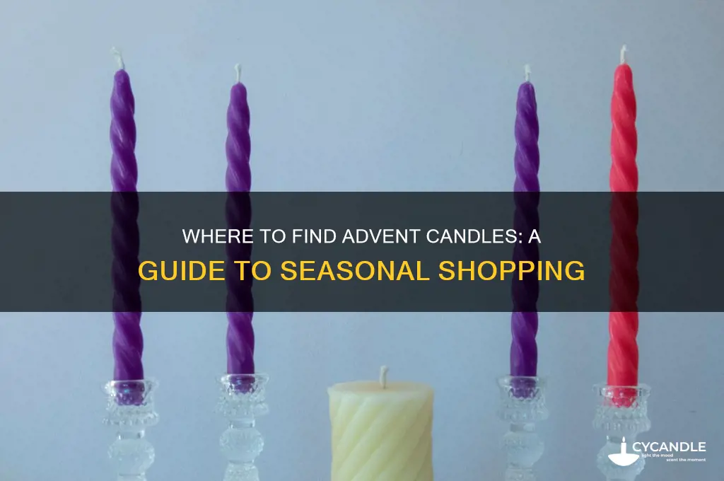 where to get advent candles