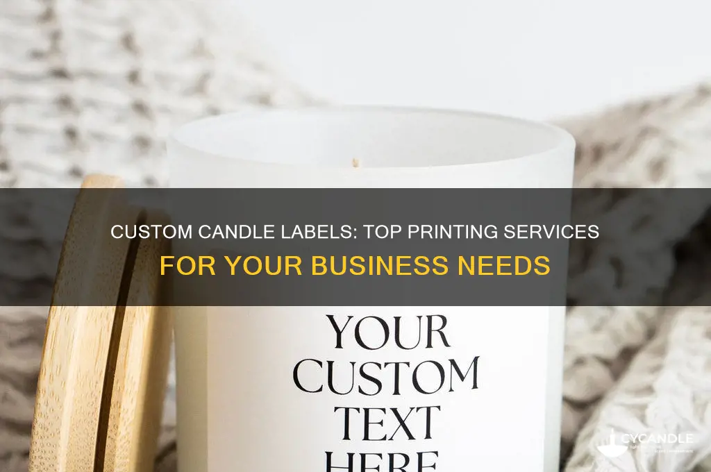 where to get candle labels printed
