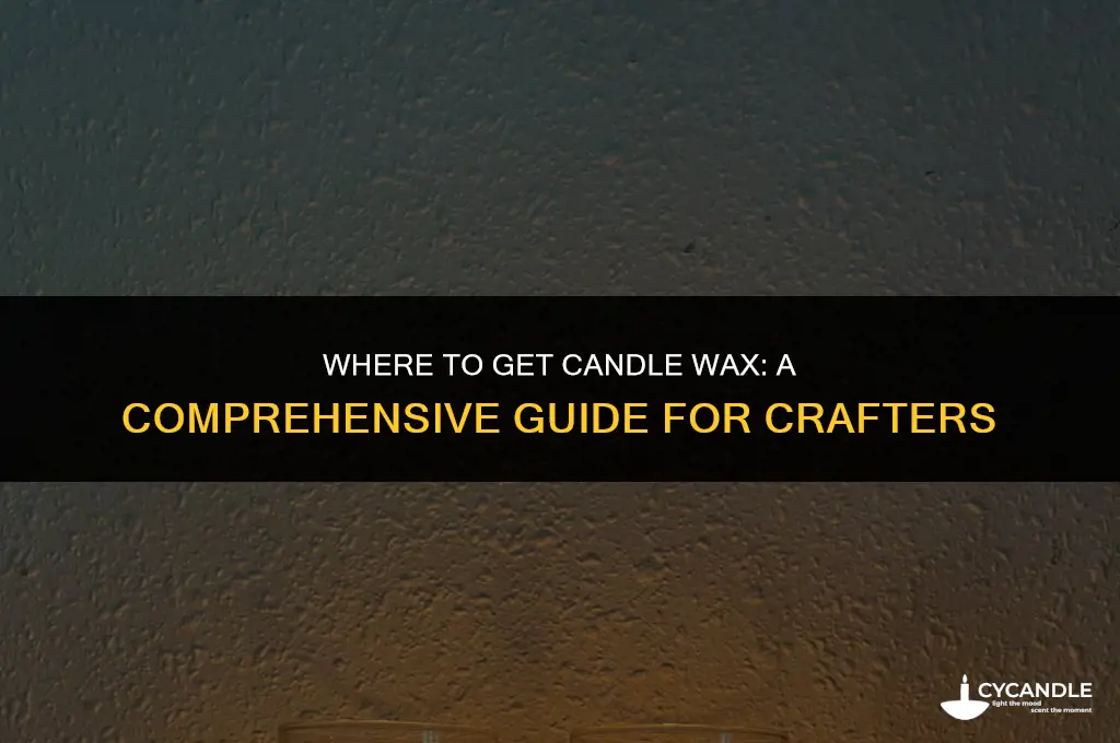 where to get candle wax