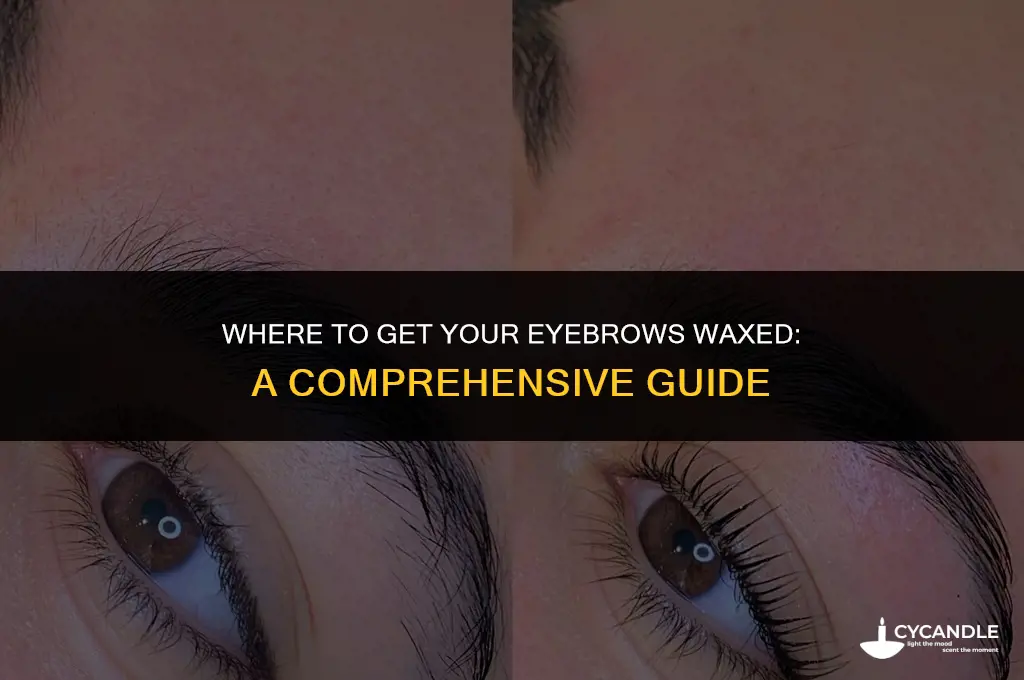 where to get eyebrows waxed