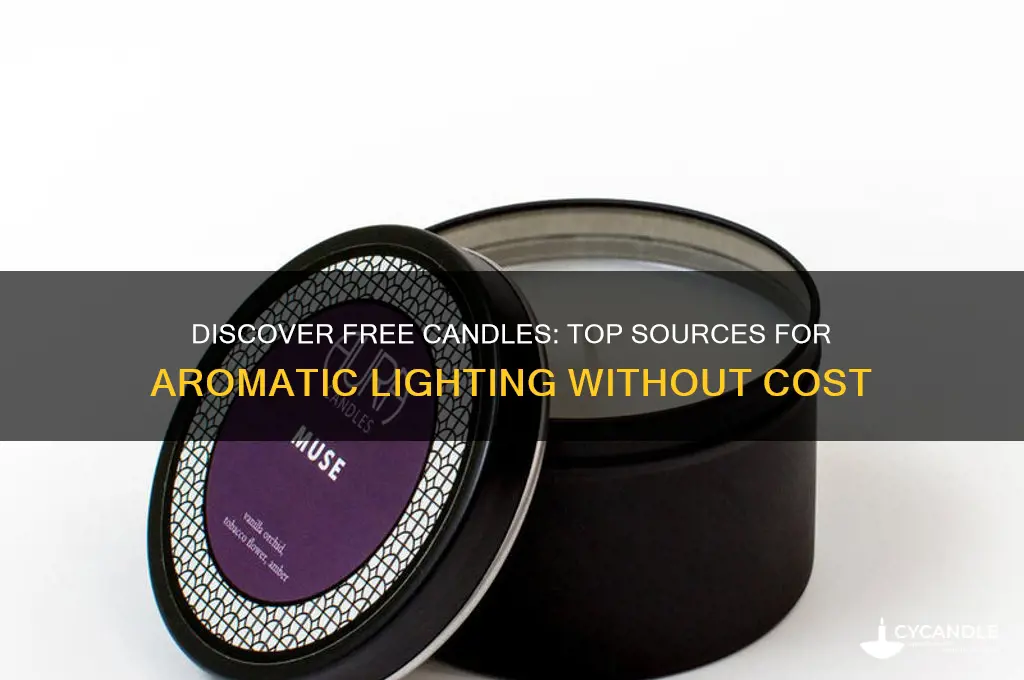 where to get free candles
