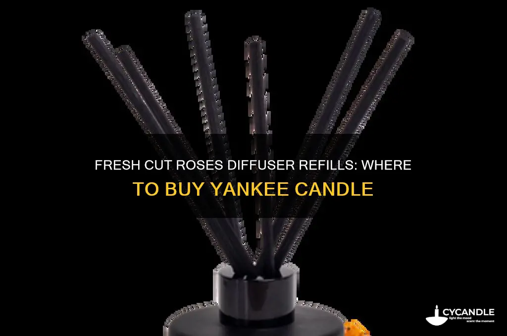 where to get fresh cut roses diffuser refills yankee candle